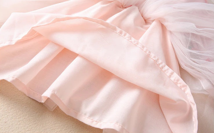 Strawberry Girls’ Dress & Denim Jacket Set