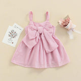 Pink Bow Tank Dress