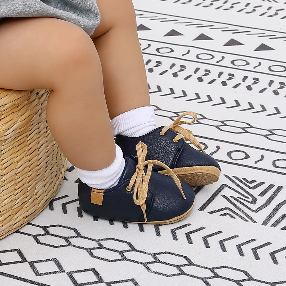 Leather Baby Shoes - Animal Print