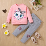 Little Kitty Pink Kids Winter Set