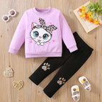Little Kitty Pink Kids Winter Set