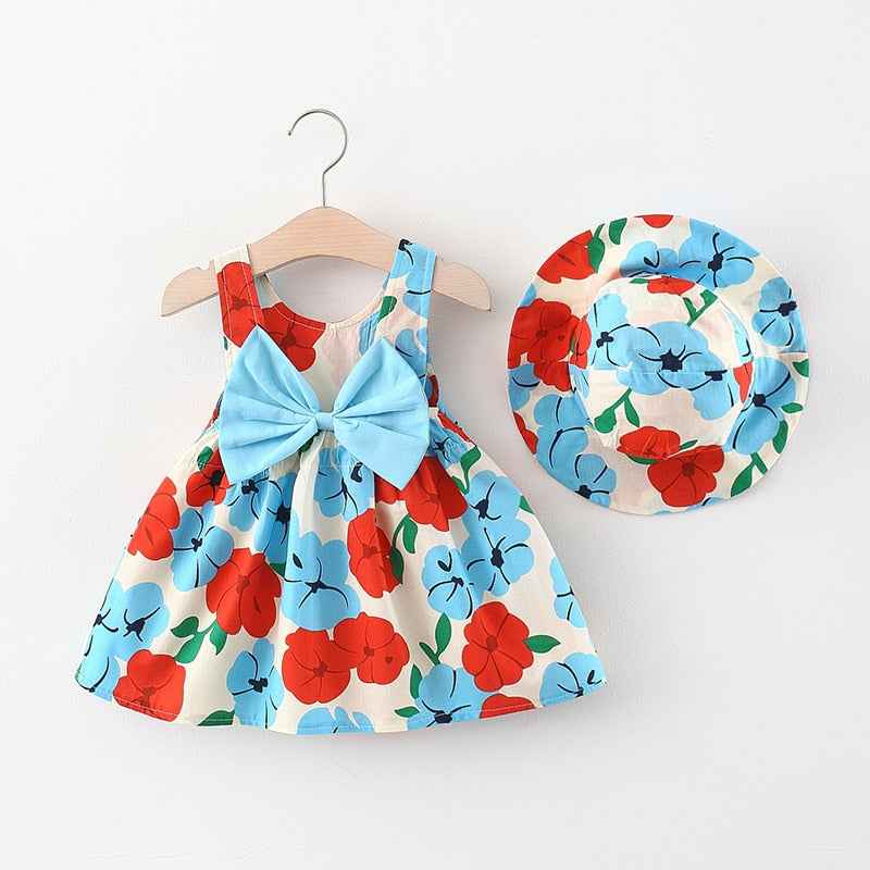 Spring Kids Dress + Hat