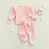 Baby Hearts Outfit – Pink Top and Pants
