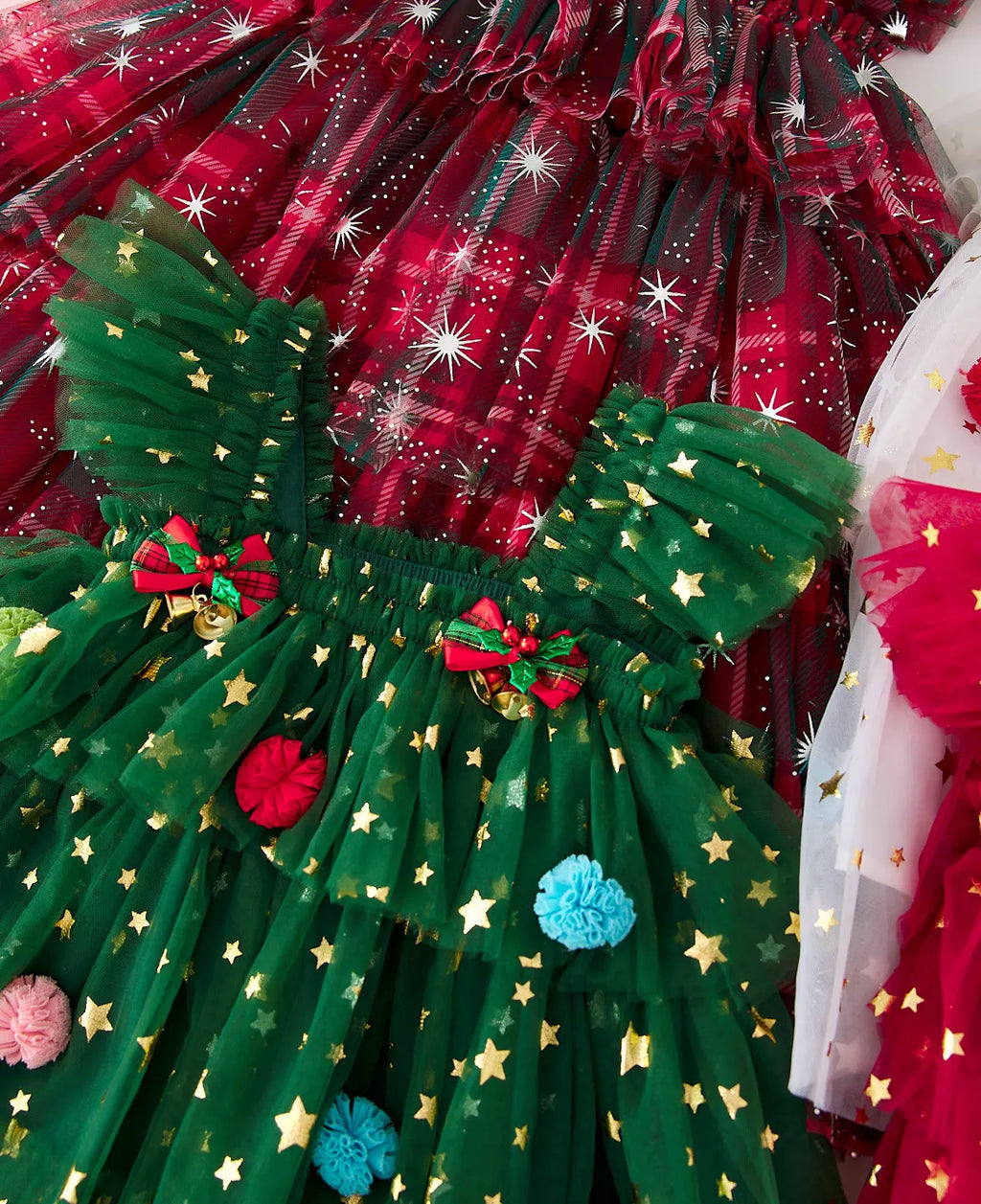 Robe Tutu de noël pour bébé fille, jupe gâteau à manches volantes, vêtements pour tout-petits de 1 à 6 ans, robe de princesse décontractée, carnaval, bal d'halloween