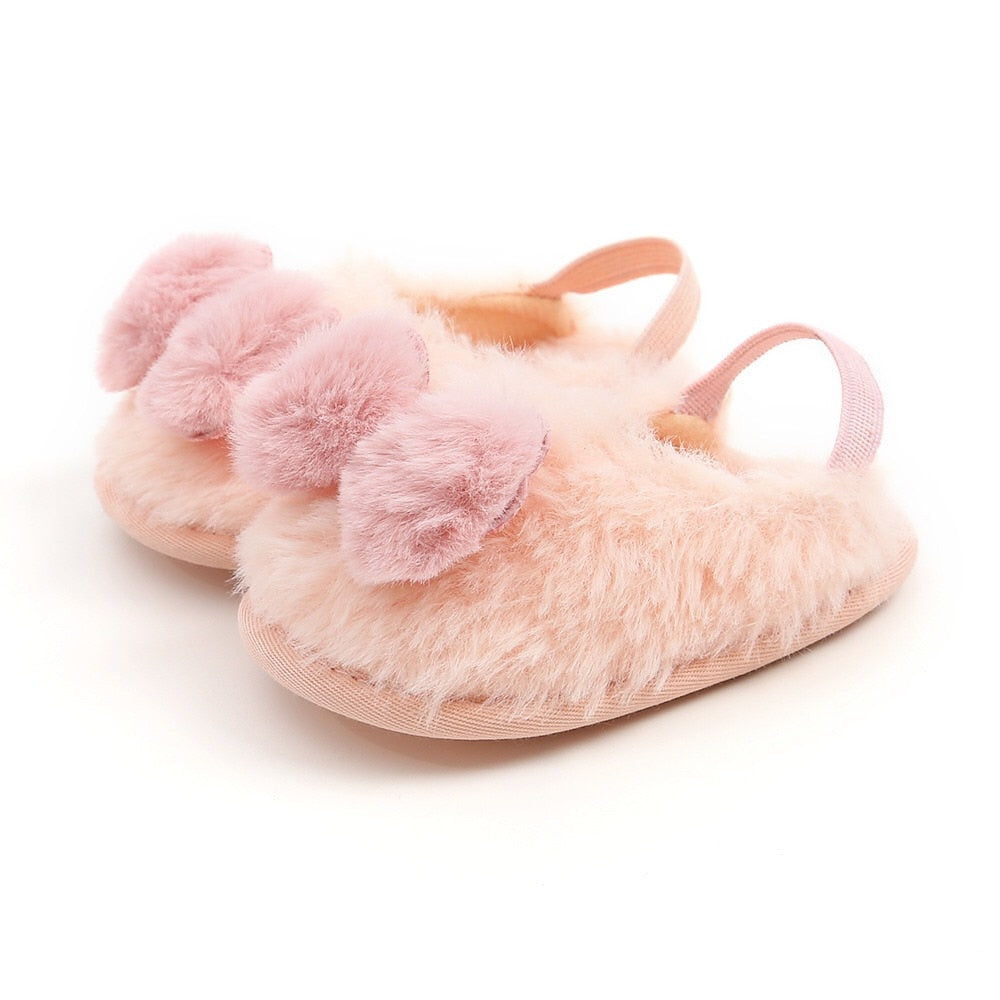 Plush Animal Baby Shoes