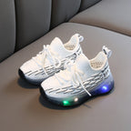Yellow Light-Up Sneakers