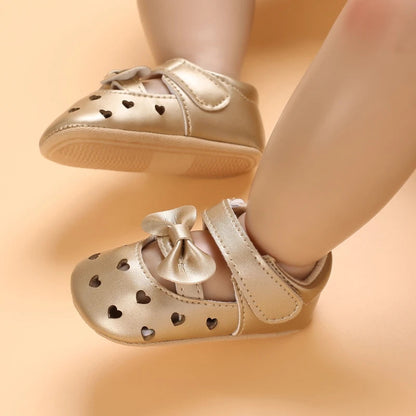 Gold Baby Shoes