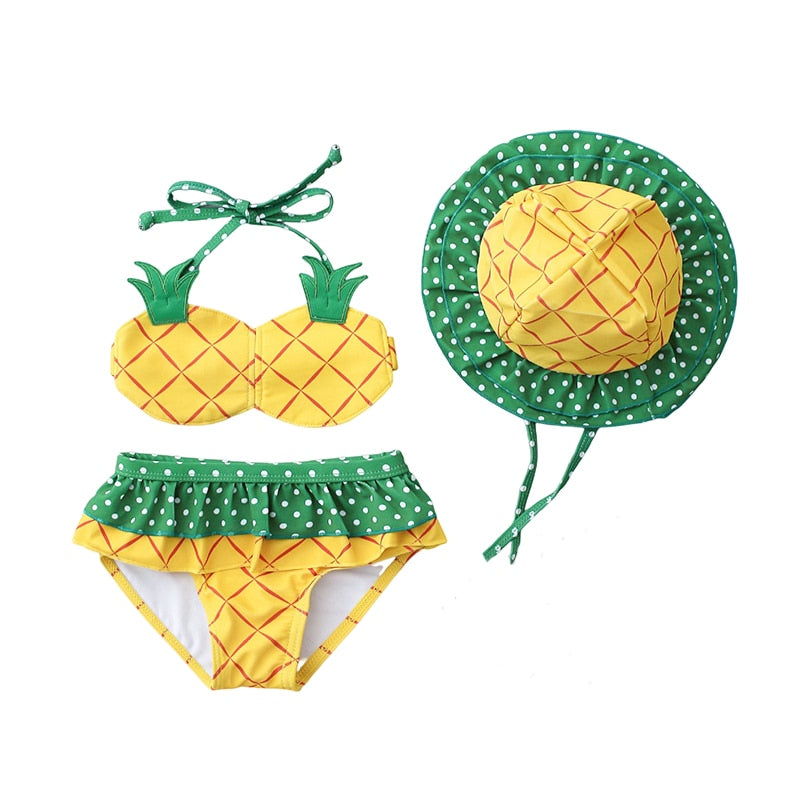 Biquíni Infantil Girassol Radiante