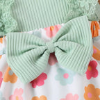 Vestidinho Florzinhas Lili com Laço - Minu Kids