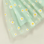 Printed Tulle Kids Dress