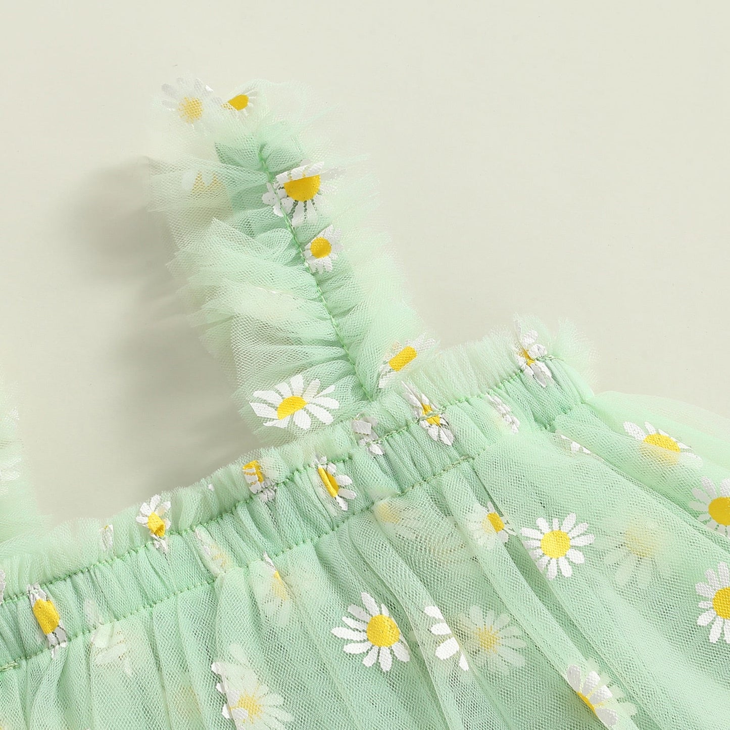 Printed Tulle Kids Dress