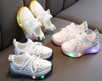 Yellow Light-Up Sneakers