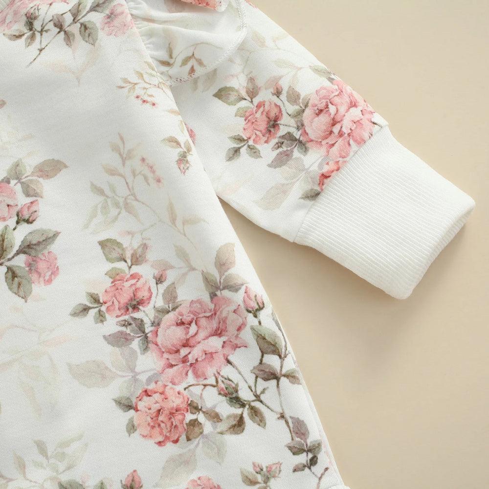 Conjunto Nina Floral Body e Calça Rosa - Minu Kids