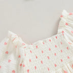 Vestidinho Corações Princesinha Branco - Minu Kids