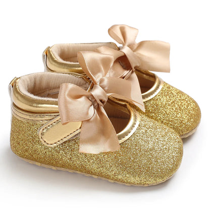 Gold Baby Shoes