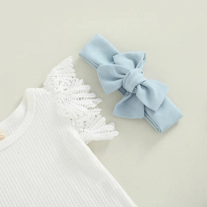 Conjuntinho Nina Body e Saia Azul - Minu Kids