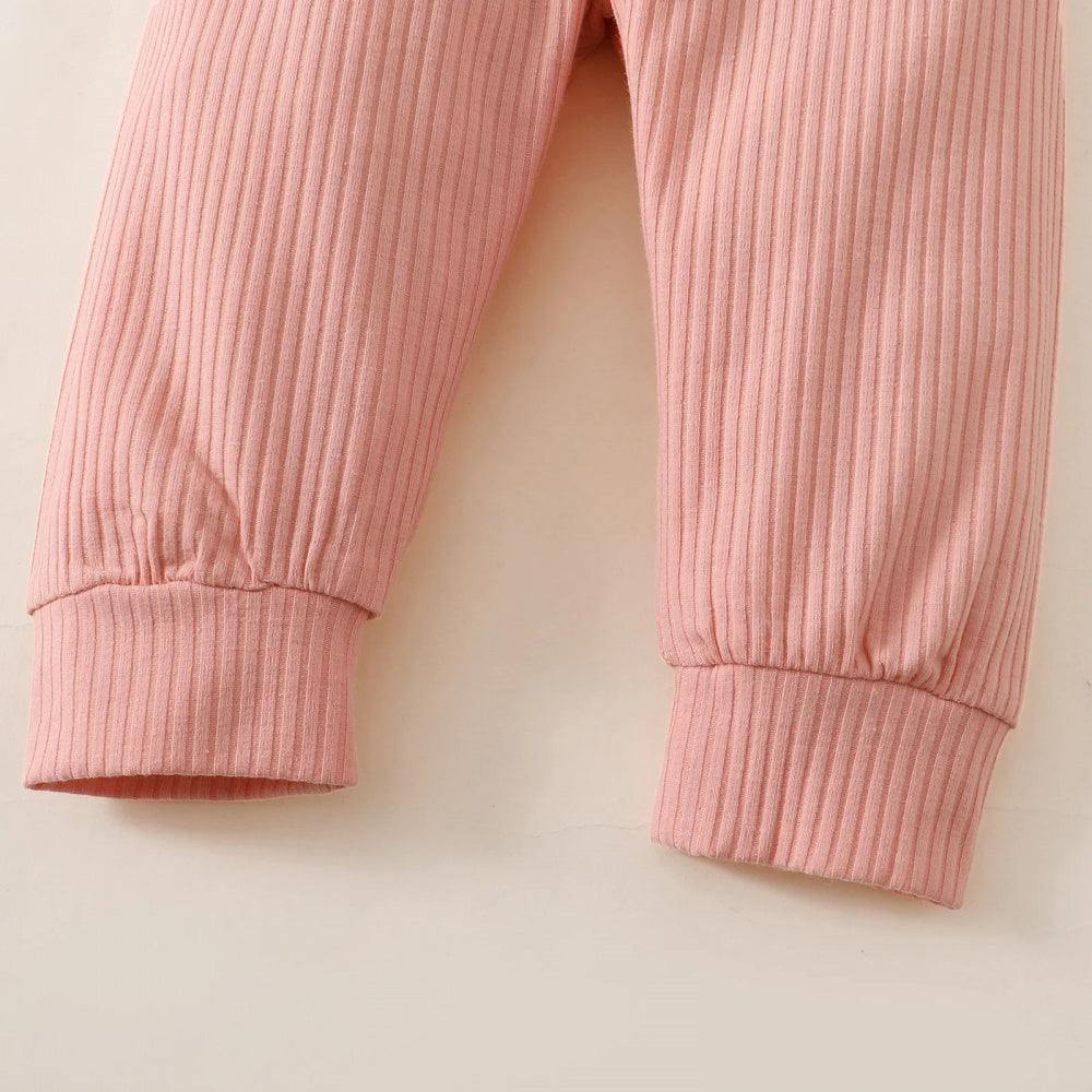 Conjunto Margaridas Body e Calça Rosa - Minu Kids